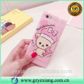 Mobile phones accessories candy series little bear design tpu back cover case for iphone 6 4.7 case